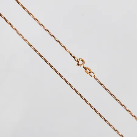 Kedja Pansar längd: ca 33,5cm bredd: ca 1mm 18K Vikt: 3,2 g