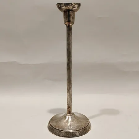 Ljusstake Ainar Axelsson höjd 22,5cm GAB år 1968 silver 830/1000 Vikt: 94,2 g