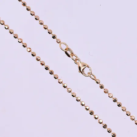 Kedja Kullänk Balestra längd 45,3 cm bredd 2 mm 18K. Vikt: 6,7 g