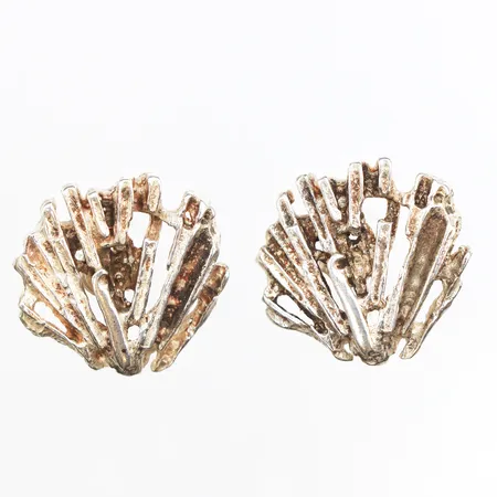 Örhängen, längd 19,3mm, bredd 7-18,5mm, 925/1000 silver. Vikt: 6,1 g