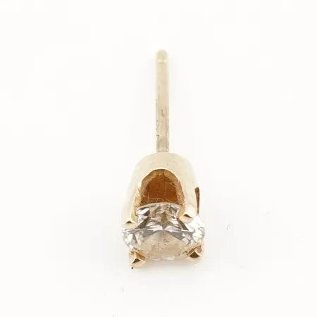 Örhänge med diamant ca: 0,25ct Top Cape/P, 14k Vikt: 0,3 g på auktion i Helsingborg hos Pantbanken Sverige