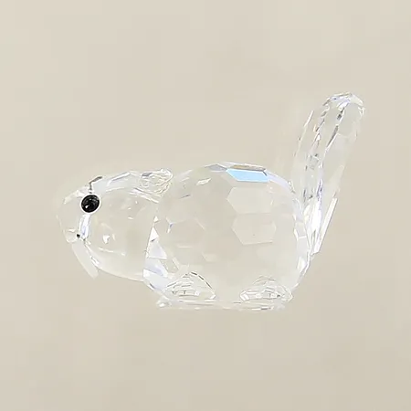 Figurin utter Swarovski 3x2cm, nagg på ena tassen, inga tillbehör 