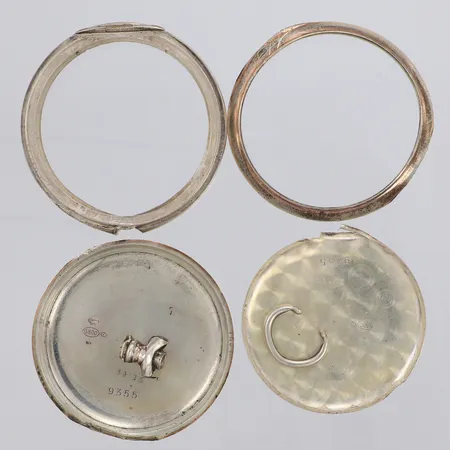 Skrot av ett fickur, 800/1000 silver Vikt: 27,6 g