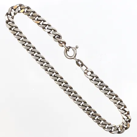 Armband pansar, längd 19cm, bredd 5,1mm, 925/1000 silver. Vikt: 12,6 g