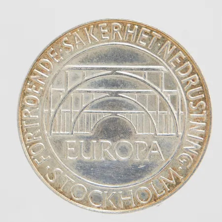 Mynt Europa Sverige 1984 100kr Ø32mm, silver 925/1000 Vikt: 16 g