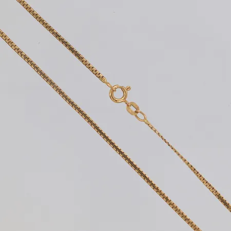 Kedja, längd ca 41cm, bredd 1,6mm, Balestra 18K Vikt: 5 g