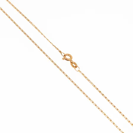 Kedja Irrgång längd 45cm bredd 1mm, slitage, 18K 2,0g.