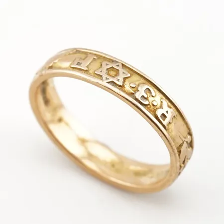 Ring, 18k, defekt Vikt: 6 g