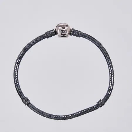 Armband Pandora längd ca 17cm, bredd ca 2-8mm, 925/1000 silver Vikt: 12,7 g