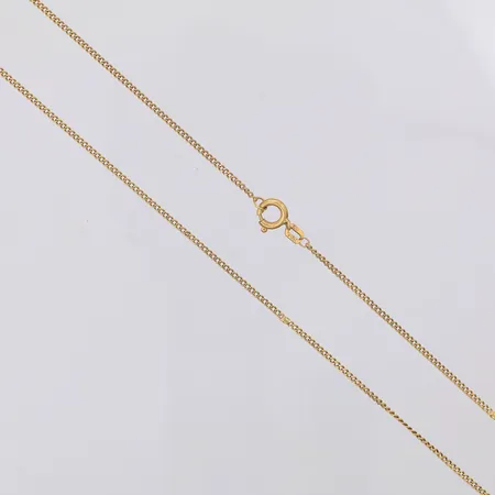 Kedja Pansar 51cm, 1,3mm, två lagningar, kattfot 18K Vikt: 3,2 g