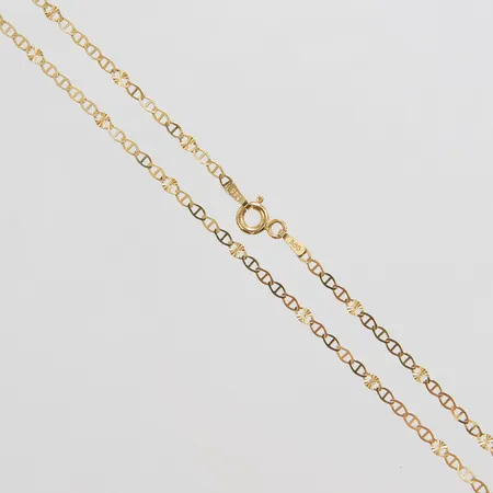 Kedja, längd: 45,5cm, bredd: 2-2,3mm, 14K Vikt: 2 g