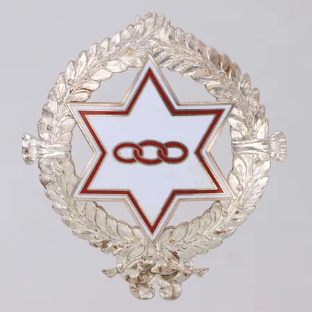 Hänge, "Odd Fellow Orden", längd 57,7mm, bredd 51,7mm, 830/1000 silver Vikt: 25 g