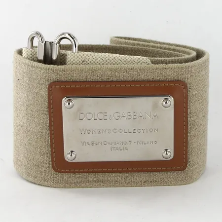 Skärp Dolce Gabbana, elastiskt, bredd: 80mm, detaljer i vitmetall, dustpåse Vikt: 0 g