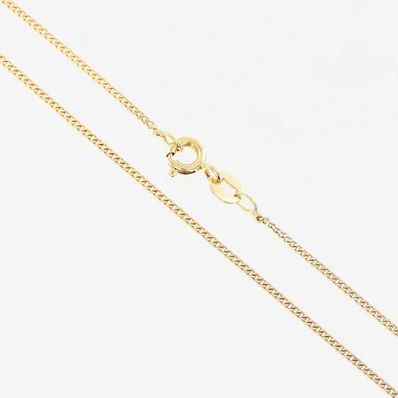 Kedja Pansar, 36cm, bredd 1mm, 18K Vikt: 2,2 g