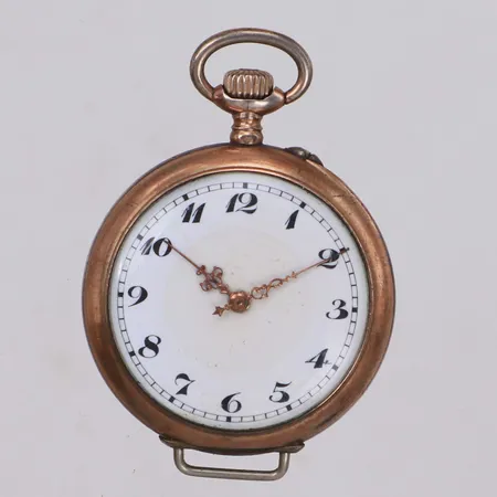 Mormorsur, Ø32mm, nr 750728, går ej, innerboett metall, 800/1000 silver. Bruttovikt 23,8g