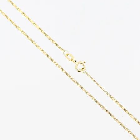 Kedja Pansar, 50cm, bredd 1mm, GHA, 18K Vikt: 2,9 g