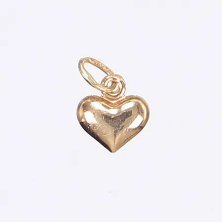 Hänge hjärta 6x10mm inkl öglan 18K Vikt: 0,2 g