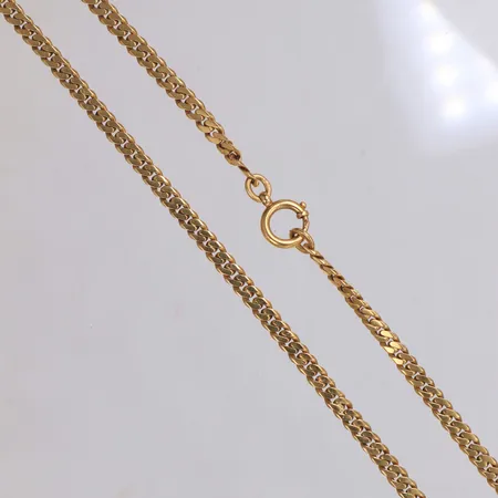 Kedja, längd ca 40,5cm, bredd 4,0mm, 18K Vikt: 19 g