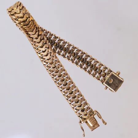 Armband, längd 20cm, bredd 10,8mm, 18K Vikt: 39,9 g