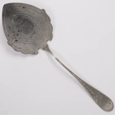 Tårtspade 21cm, K.Bingen 1902, dekor, gravyr, 830/1000 silver Vikt: 42,2 g