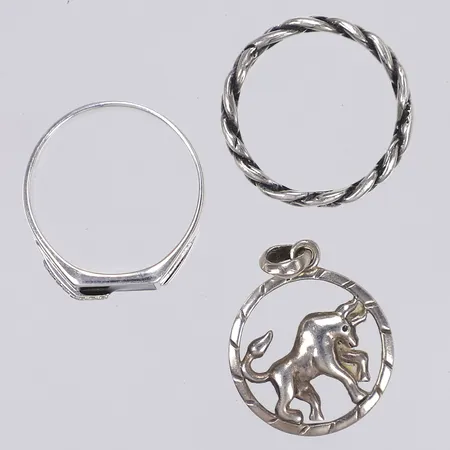 Diverse silversmycken silver 925/1000 Vikt: 10,9 g Vikt: 10,9 g