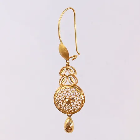 Ett udda örhänge, 50mm, 21K Vikt: 2 g