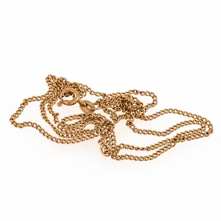 Defekt kedja i 18K guld. Vikt: 4,0g 