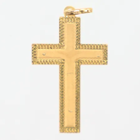 Kors längd 4cm, 18k Vikt: 1,3 g