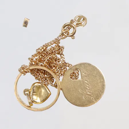 Diverse guld, defekt gravyr 18K Vikt: 8,4 g