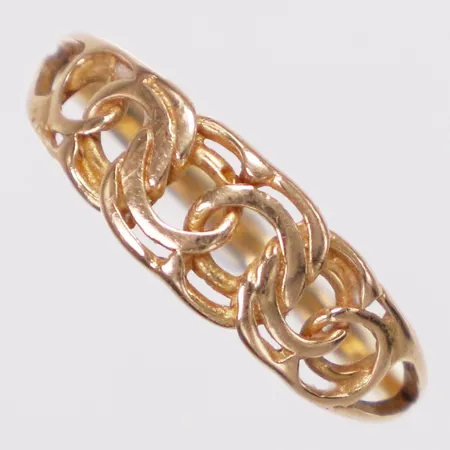 Ring Bismarck, stl 17¾, bredd 1,6-6,3mm, Guldfynd, 18K  Vikt: 1,7 g