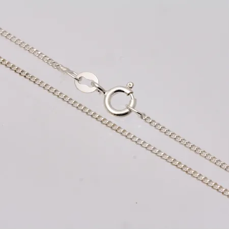 Kedja i silver, 38,5cm, Pansar, bredd 1,4mm, 925/1000, vikt 2,28g.