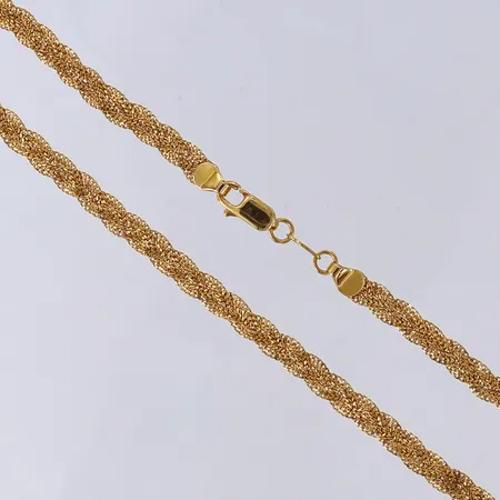 Kedja 42cm, bredd 4,5mm, 21K Vikt: 12,1 g