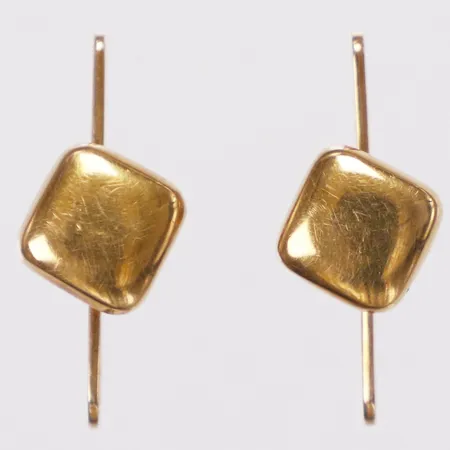 Ett par skjortknappar, 6x9mm, Guldvaruaktiebolaget år 1917, 18K  Vikt: 2,1 g