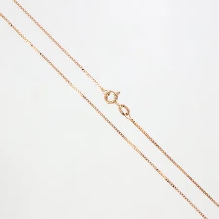 Kedja Venezia 45cm, bredd: 1mm, roséguld GHA 18K Vikt: 2,6 g
