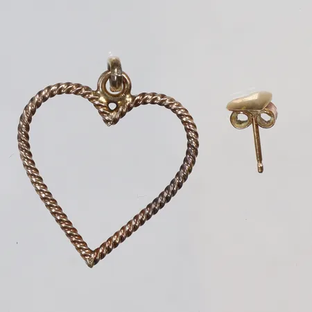 Diverse guld, defekt Vikt: 2 g