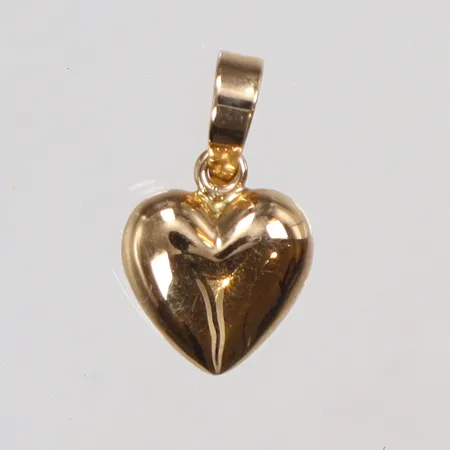 Hänge hjärta, 18x7mm, 18K Vikt: 0,4 g