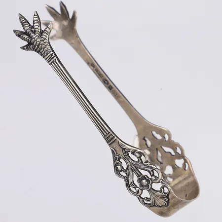 Sockertång, 9cm, norskt mönster, TH Marthinsen, silver 830/1000 Vikt: 15,5 g