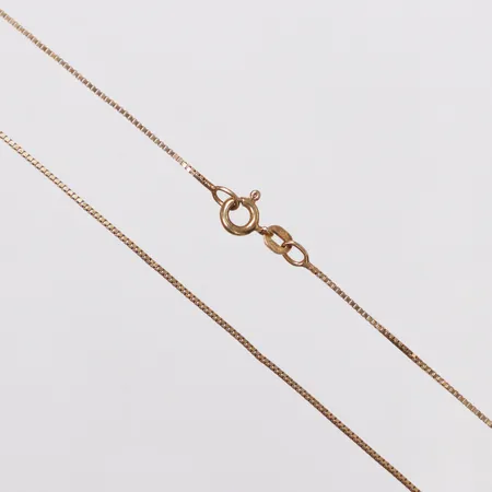 Kedja Venezia, 38cm, bredd 0,9mm, Balestra, förgyllt, 925/1000 silver Vikt: 1,8 g
