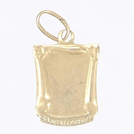 Hänge 26x13mm 14K  Vikt: 0,9 g