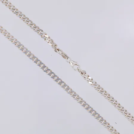 Kedja Pansar längd 42cm & bredd 4mm,925/1000 silver Vikt: 14,3 g