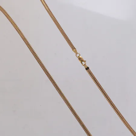 Collier, längd 60cm, bredd 3,5mm 18K Vikt: 16,5 g