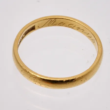 Defekt guld, 23K, vikt 3,17g.