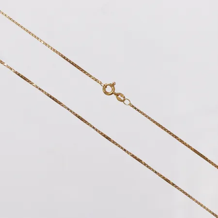 Kedja Venezia, 42cm, bredd 0,9mm, 18K  Vikt: 3,4 g