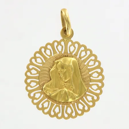 Hänge 35mm, Ø26mm, 18K  Vikt: 3,2 g