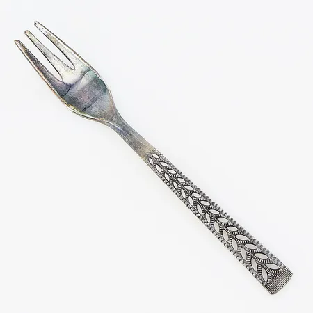 Dessertgaffel 140mm, norsk modell, silver 830/1000 Vikt: 15,4 g