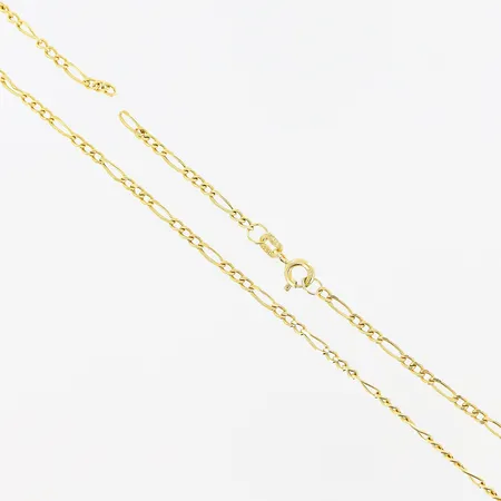 Kedja Figaro, defekt länk, 18K Vikt: 2,8 g