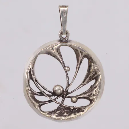 Hänge, längd 48mm, Finland, år 1975, buckla, 925/1000 silver Vikt: 8 g