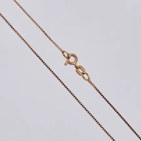 Kedja Venezia längd ca 45cm, bredd ca 1mm, 18K Vikt: 2,6 g