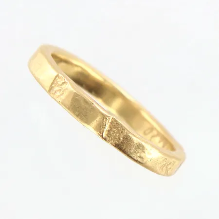 Ring Stl 19, bredd: 3mm, gravyr, 18K Vikt: 5,2 g