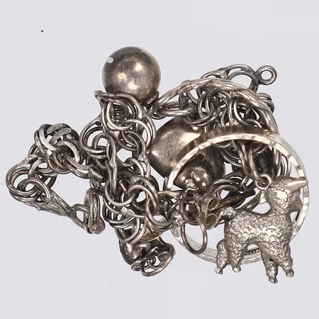 Parti silversmycken delvis defekt Vikt: 11,1 g Vikt: 11,1 g